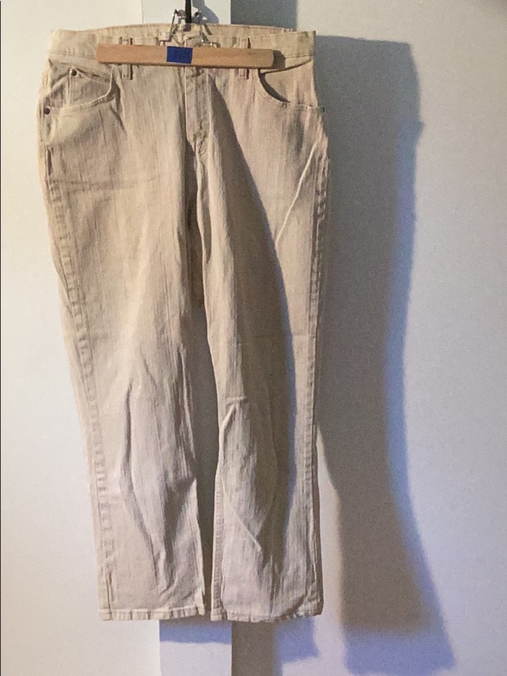 Y2K Riders by Lee Relaxed Fit Straight Jeans 14P tan MOM jeans SZ 14P Stretch